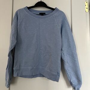 J. Crew light blue sweatshirt. Excellent condition. Worn twice.